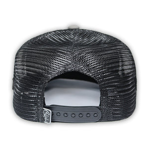 GORRA CULICHI CAPS EL HALCON GRAY TRUCKER
