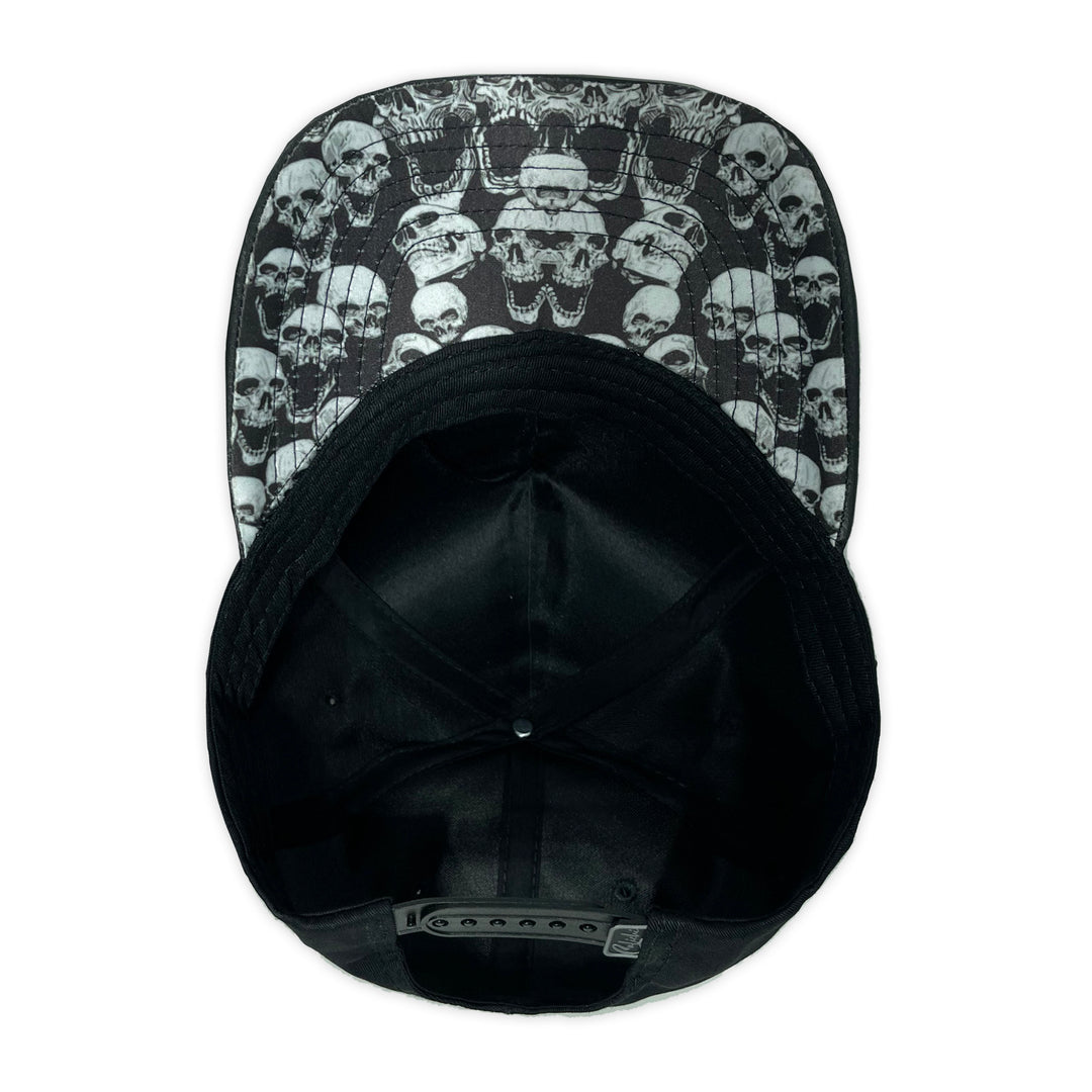 Gorra Culichi Caps Black Skull Black Solida