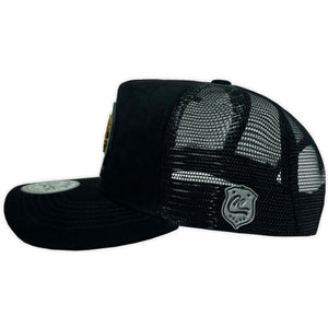 Gorra Culichi Caps Caballo Placa Trucker Gamuza