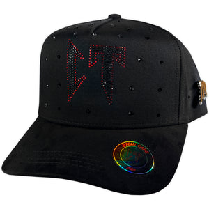 Gorra PIGUI CAPS CT VISERA GAMUZA BLACK