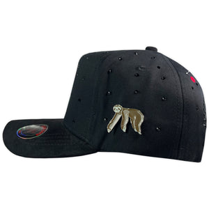 Gorra PIGUI CAPS CT VISERA GAMUZA BLACK