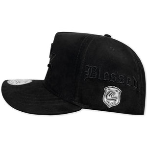 GORRA CULICHI CAPS FAITH LEGACY BLACK GAMUZA