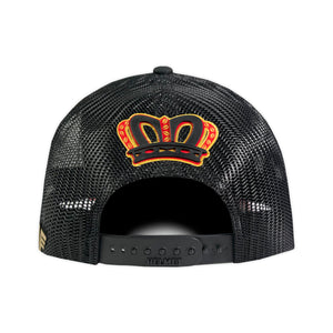 GORRA VAGO STYLE ELEGUA BLACK/RED UNDER CURVA MALLA
