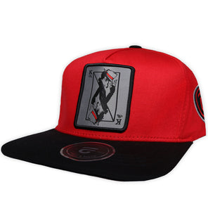 GORRA LA OFFICE EL REY DEL POP ROJA PLANA