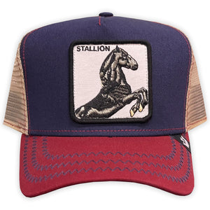 GOORIN BROS STALION AZUL/ROJO