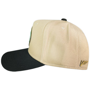 GORRA VAGO STYLE LUCKY 1.0 NAT KHAKI/BLACK TELA