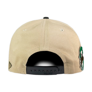GORRA VAGO STYLE LUCKY 1.0 NAT KHAKI/BLACK TELA