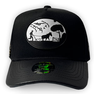 GORRA AM HATS MULA MAÑOSA NEGRA V. VINIPIEL