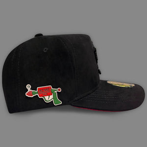 GORRA JA HATS MARCIANO GAMUZA BLACK