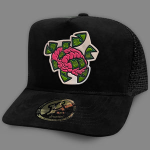 GORRA JA HATS MONEY MAKER GAMUZA NEGRA TRUCKER