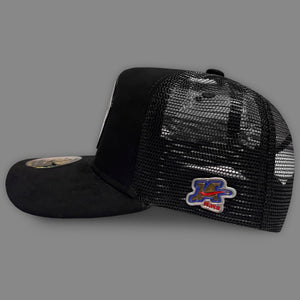 GORRA JA HATS MONEY MAKER GAMUZA NEGRA TRUCKER