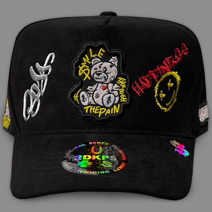 Gorra OSO SMILE THE PAIN GAMUZA