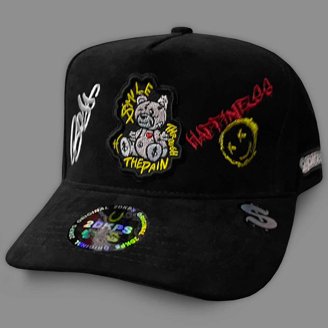 Gorra OSO SMILE THE PAIN GAMUZA