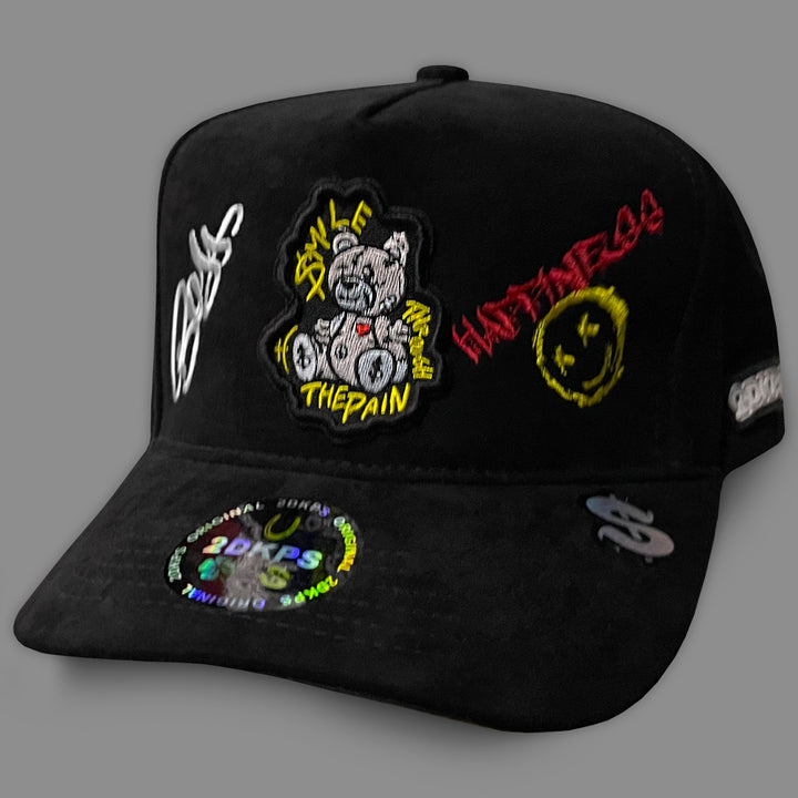 Gorra OSO SMILE THE PAIN GAMUZA