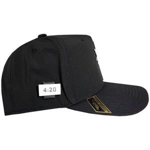 GORRA VAGO STYLE PALMOTA WHITE/BLACK STRECH CURVA