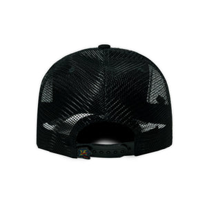 Gorra ja hats chucky gamuza negra trucker