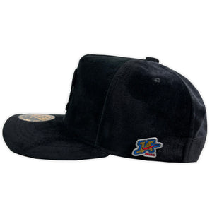 Gorra ja hats papa pitufo negro terciopelo