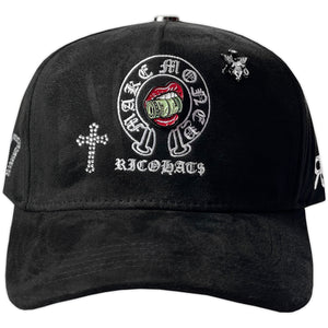 GORRA RICO HATS RICO CHROME PLACA GAMUZA CURVA