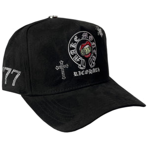 GORRA RICO HATS RICO CHROME PLACA GAMUZA CURVA