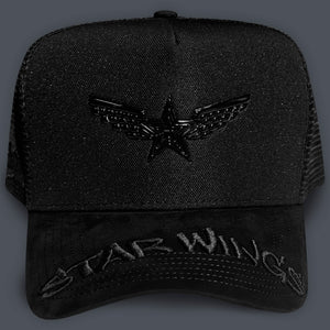 GORRA ALL IN BRAND BLACK STAR WINGS TR