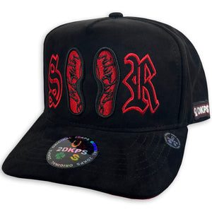 Gorra 2DKPS SUELITA ROJA GAMUZA