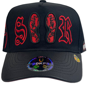 Gorra 2DKPS SUELITA ROJA VISERA VINIPIEL