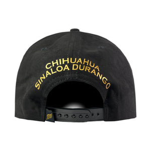 GORRA VAGO STYLE TRIANGULO DORADO GOLD LAUREL GAMUZA PLACA