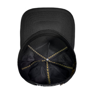 GORRA VAGO STYLE TRIANGULO DORADO GOLD LAUREL GAMUZA PLACA