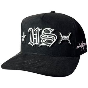 GORRA VAGO STYLE SACRIFICIO BLACK FULL SUEDE GAMUZA