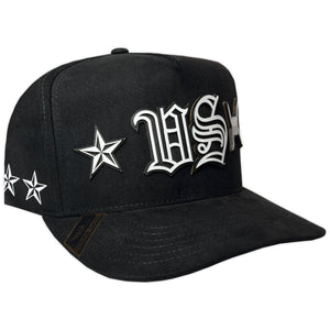 GORRA VAGO STYLE SACRIFICIO BLACK FULL SUEDE GAMUZA