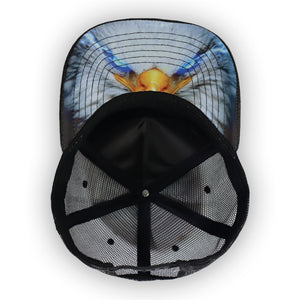 GORRA CULICHI CAPS EL HALCON BEIGE TRUCKER