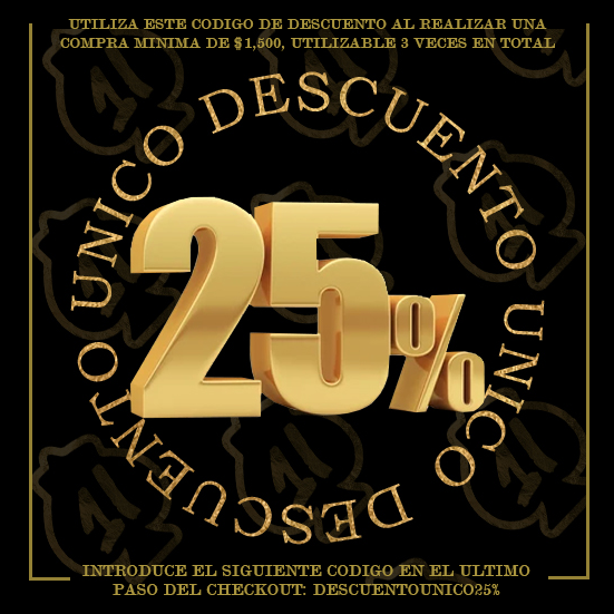 25% de descuento