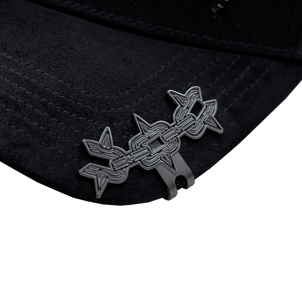 GORRA JUST LUCK DOGS BLACK