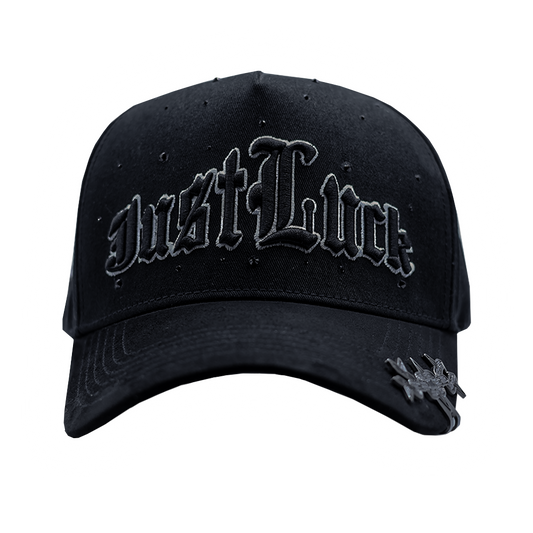 GORRA JUST LUCK DOGS BLACK