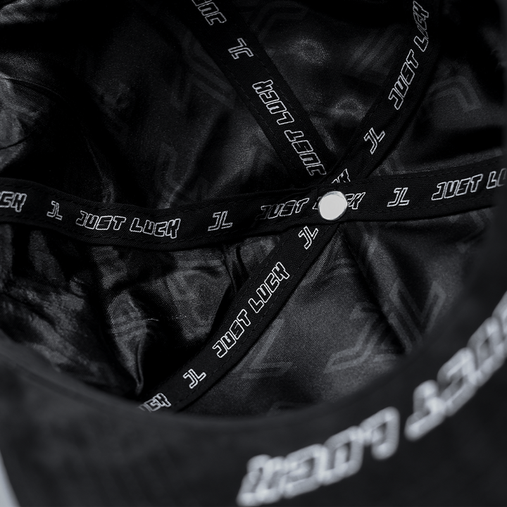 GORRA JUST LUCK DOGS BLACK