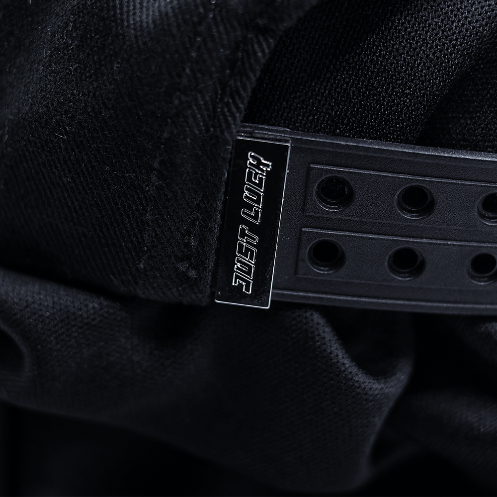 GORRA JUST LUCK DOGS BLACK