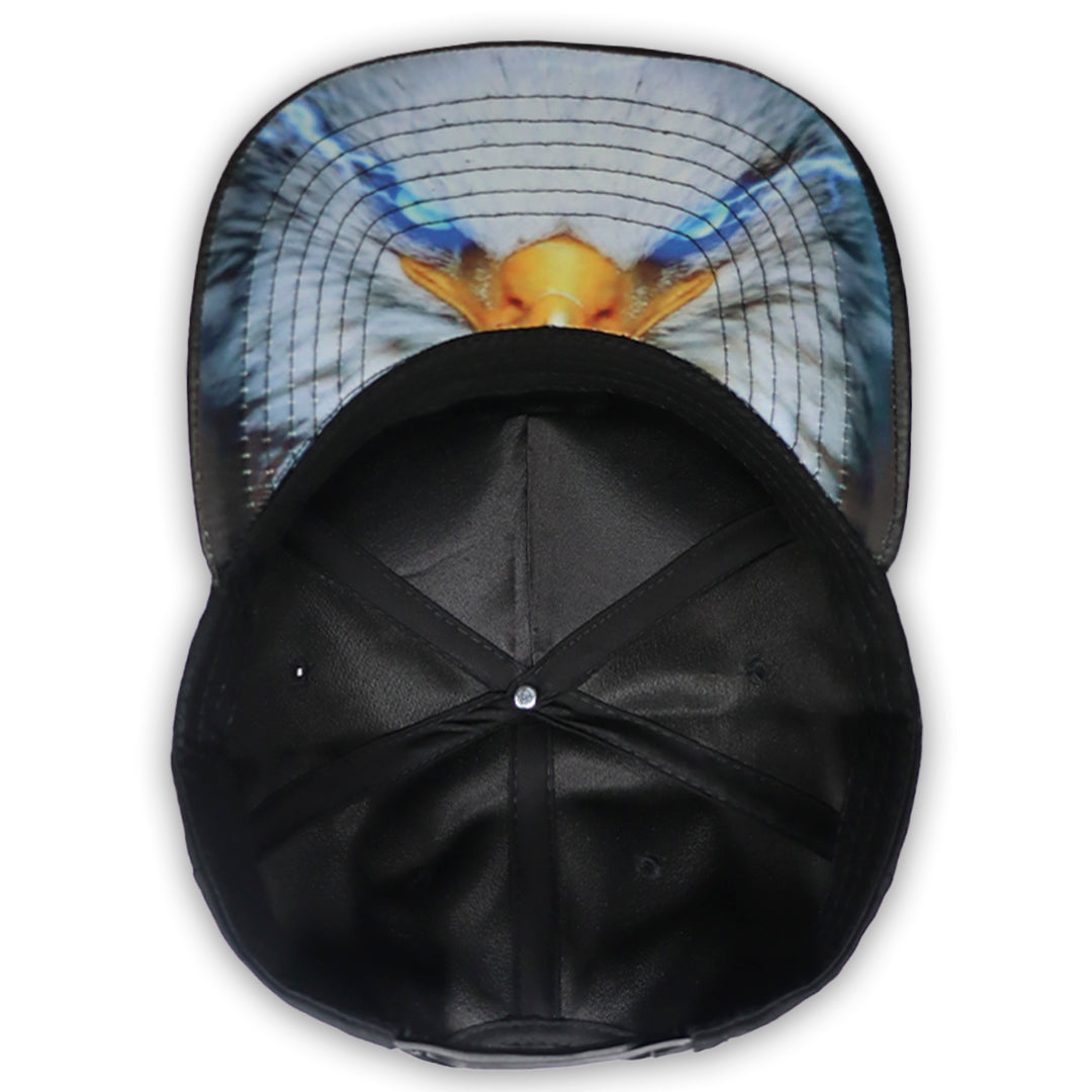 GORRA CULICHI CAPS EL HALCON BLACK GOMA SOLIDA