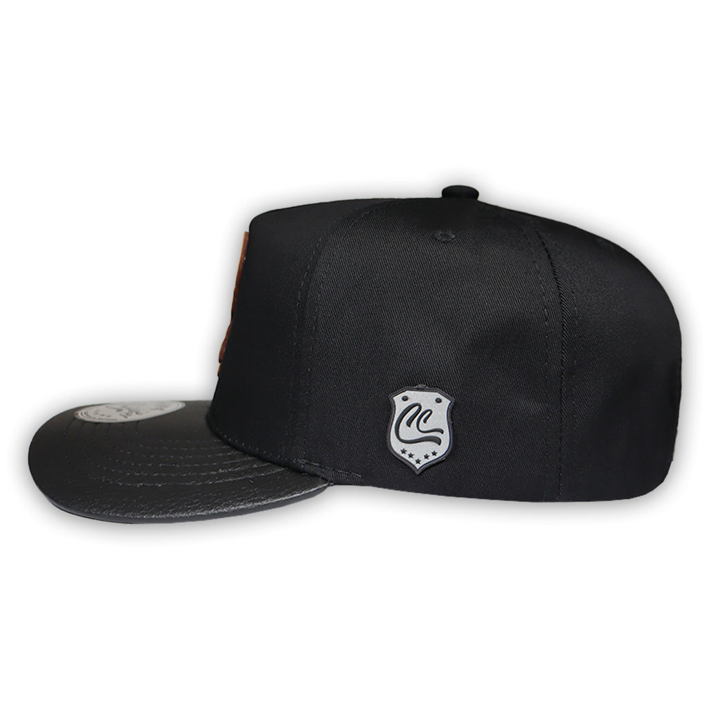 GORRA CULICHI CAPS EL HALCON BLACK GOMA SOLIDA
