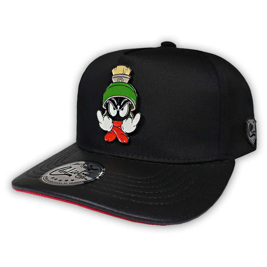 GORRA CULICHI CAPS BLACK ALIEN PLACA SOLIDA