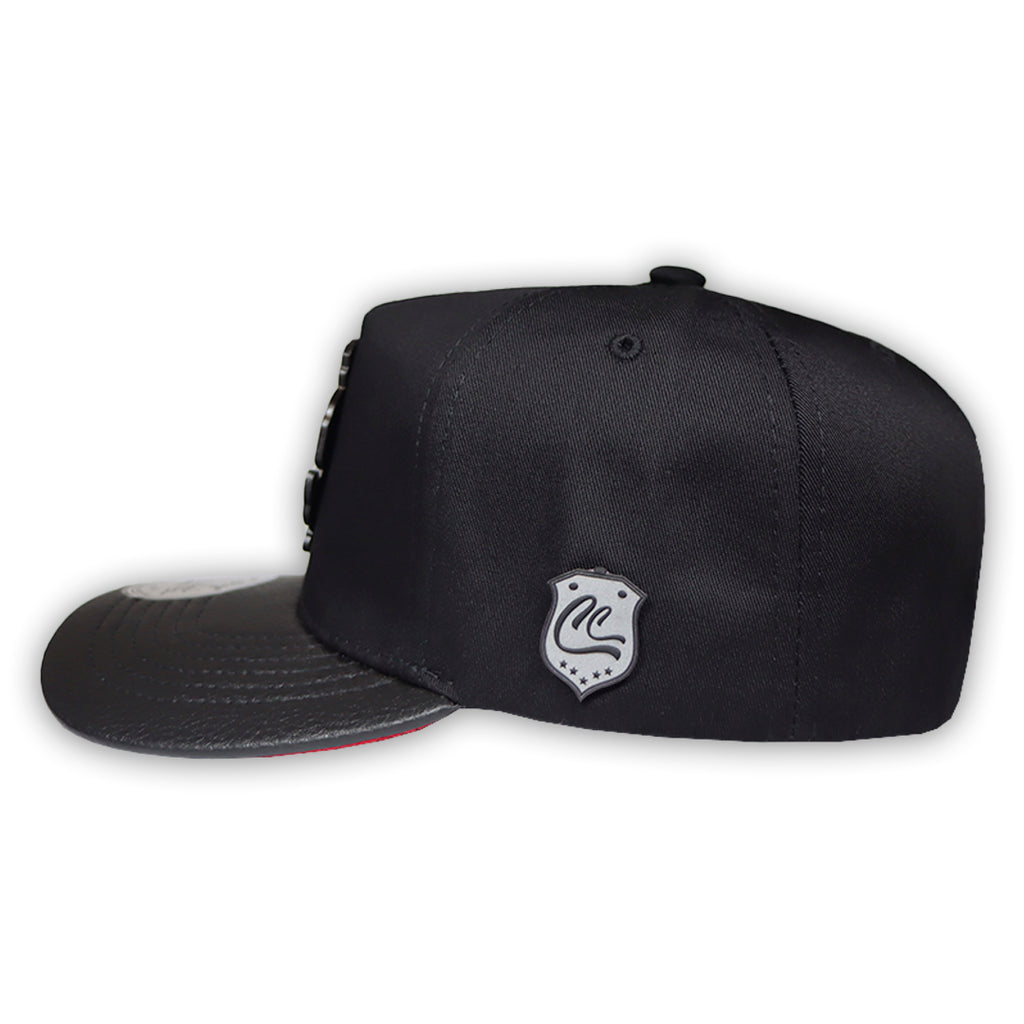 GORRA CULICHI CAPS BLACK ALIEN PLACA SOLIDA