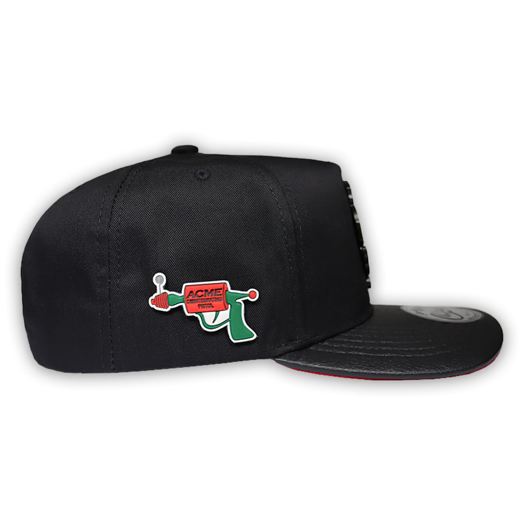 GORRA CULICHI CAPS BLACK ALIEN PLACA SOLIDA