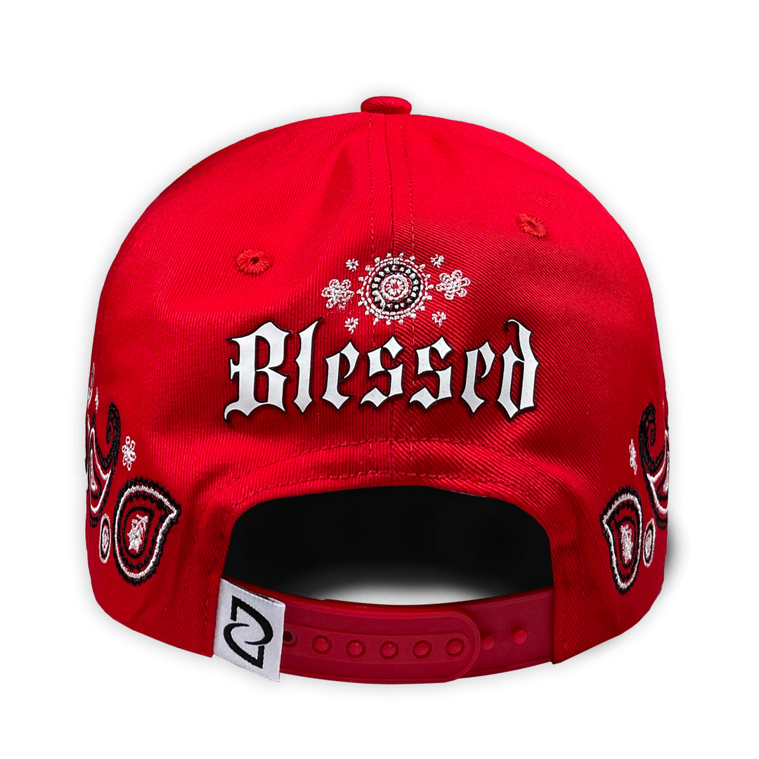 DESING CAPS BLESSED ROJA