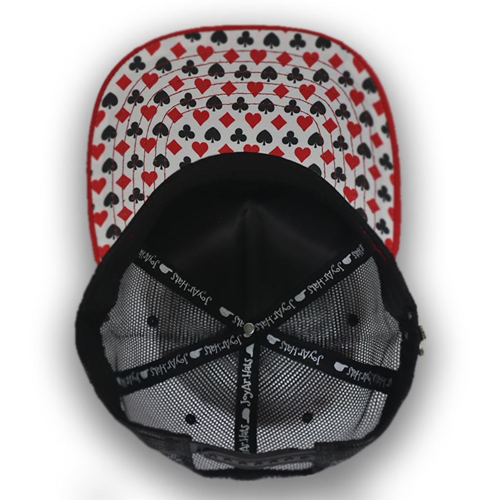 GORRA JA HATS BLACK JACK RED TRUCKER