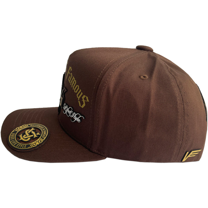 Gorra Vago Style 1% Brown Curva Gabardina