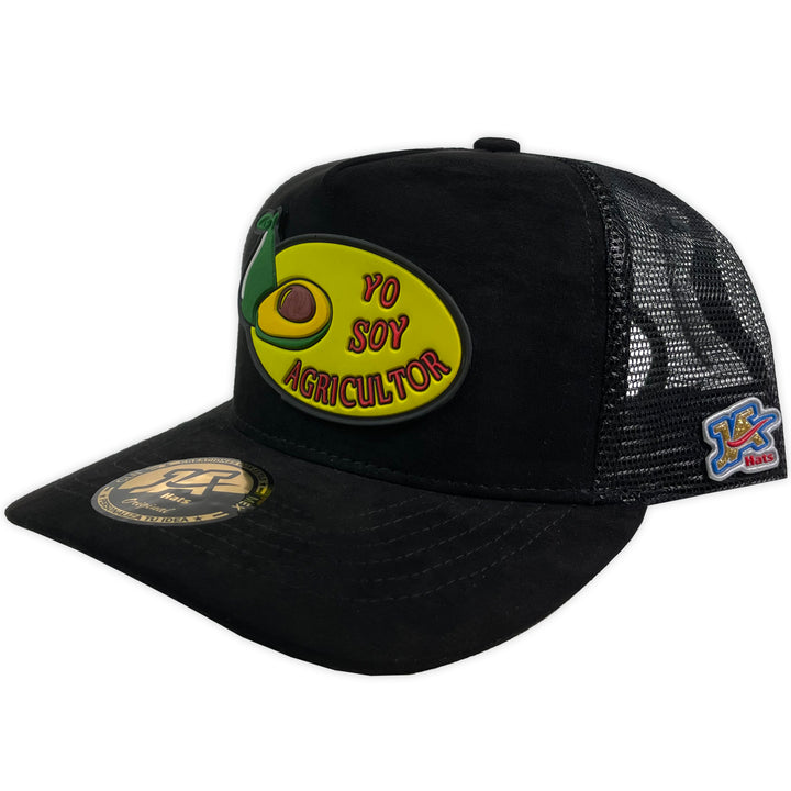 Gorra ja hats yo soy agricultor aguacate goma negro trucker