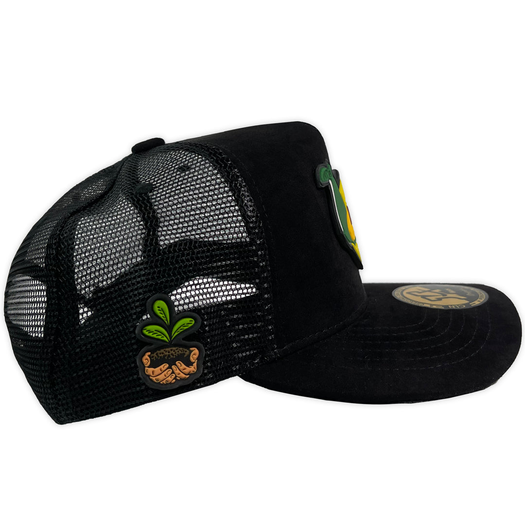 Gorra ja hats yo soy agricultor aguacate goma negro trucker