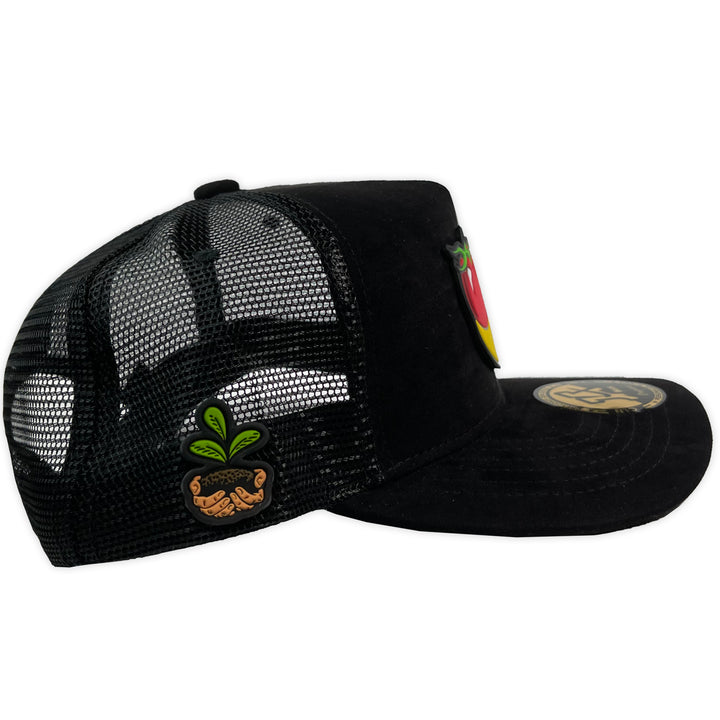 Gorra ja hats yo soy agricultor tomate goma negro trucker