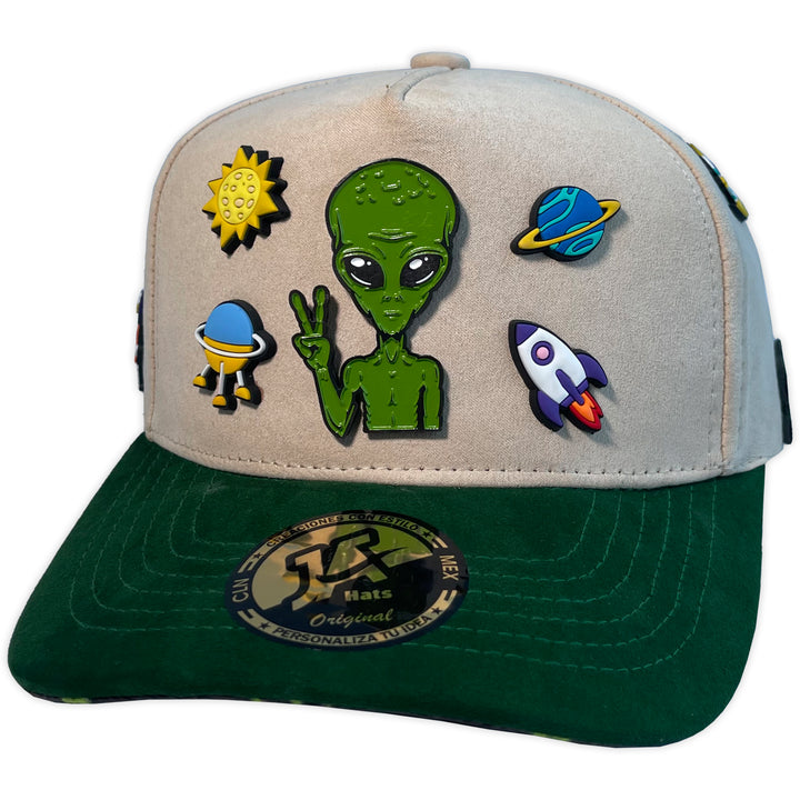 JA HATS ALIEN PEACE BEIGE