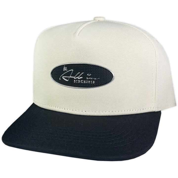 GORRA ALL IN BRAND CHROME HUESO