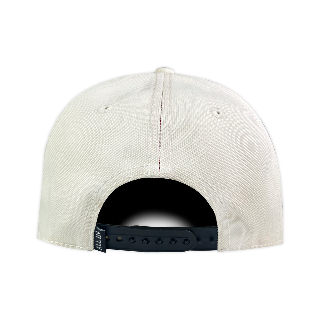 GORRA ALL IN BRAND CHROME HUESO